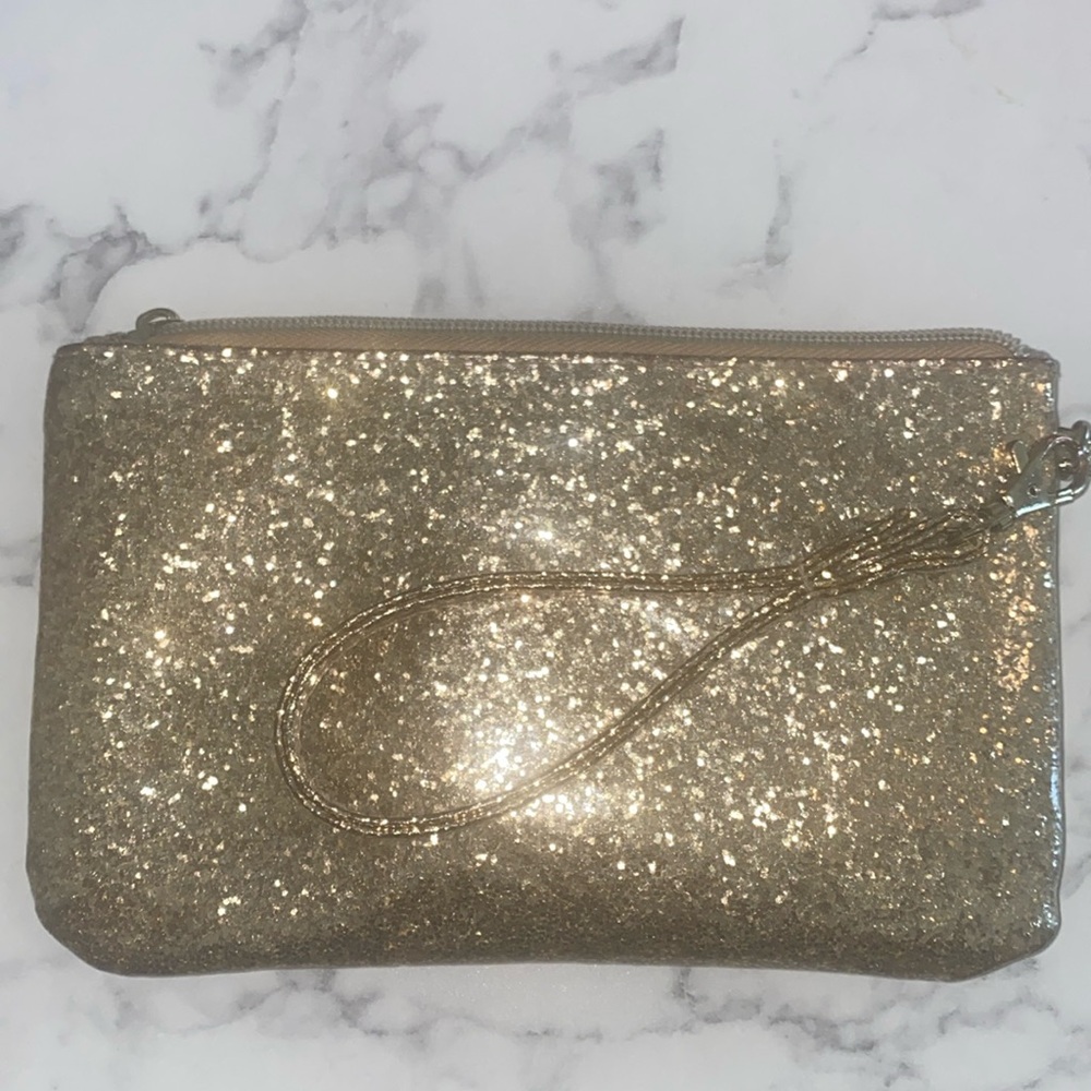 Adrienne Vittadini Gold Clutch